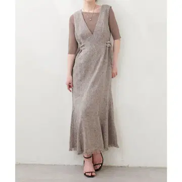 사이드 벨트 디자인 점프수트
