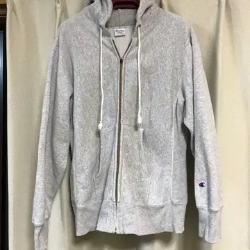 Champion Reverse Weave 후드티 X-Large 그레이