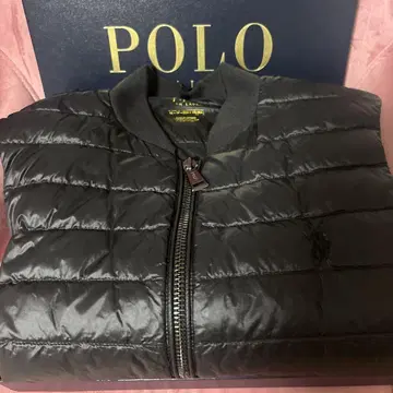 랄프 로렌 블랙 울트라 라이트 다운