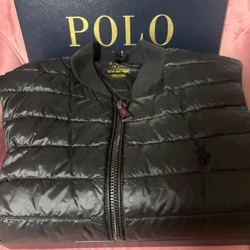 랄프 로렌 블랙 울트라 라이트 다운