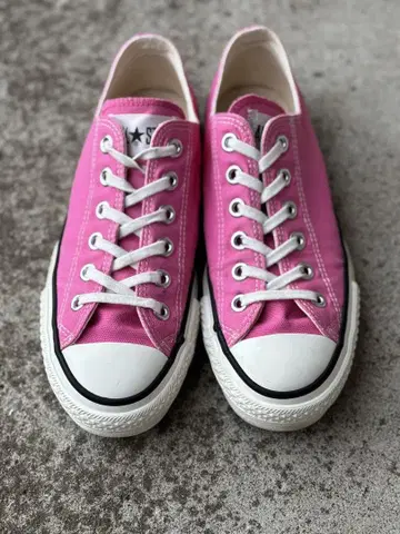 최종 할인! ALL STAR 일본제 핑크 로우컷 스니커즈