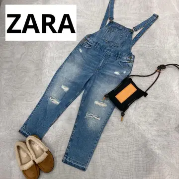 ZARA 데미지 데님 살로펫