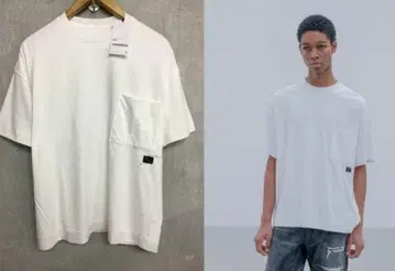 25ss 새상품 유니폼 익스페리먼트 포켓 부착 T셔츠