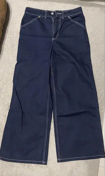 ZARA 와이드 레그 배기 데님 팬츠 엑스트라 배기