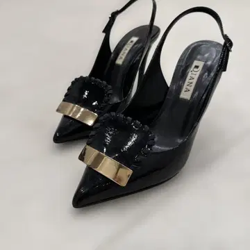 DIANA 블랙 하이힐 스틸레토