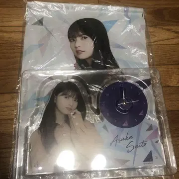 노기자카46 사이토 아스카 아크릴 개별 보이스 알람 시계