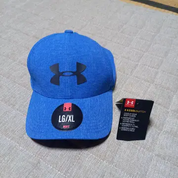 UNDER ARMOUR 야구 모자 LG/XL 블루