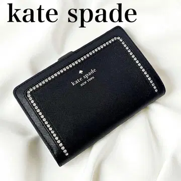 미사용품 kate spade 케이트 스페이드 비쥬 컴팩트 지갑 블랙