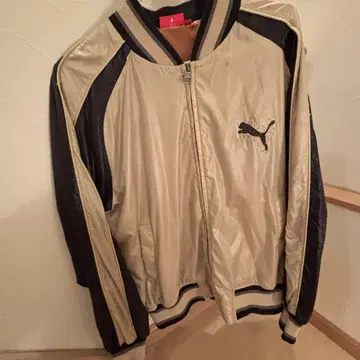 PUMA 나일론 저지 L 베이지/블랙