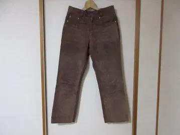 Schott 샷 스웨이드 가죽 팬츠 30 브라운 새상품급!