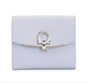 FERRAGAMO 간치니 접이식 지갑 라벤더