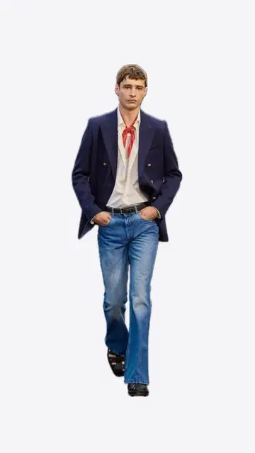 테일러드 자켓 네이비 sullen vintage