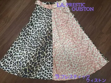 [ LA.PRESTIC OUISTON ] 레오파드 롱 스커트
