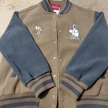 톰과 제리 플리스 본딩 바시티 자켓