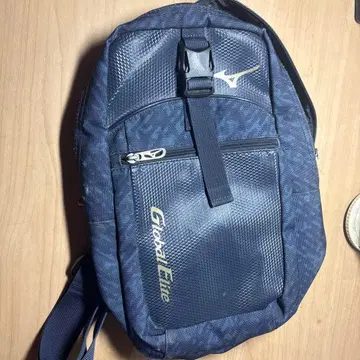 Mizuno Global Elite 네이비 숄더백