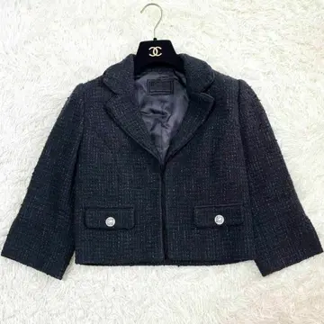 새상품급 FOXEY BOUTIQUE 폭시 트위드 자켓 38 M