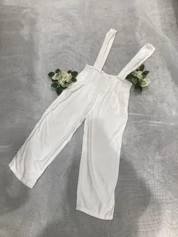 ZARA 서스펜더 와이드 팬츠