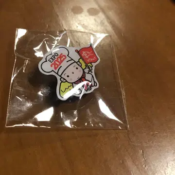 EXPO 2025 만박 연 후피 핀 배지