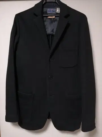 고품질 BLUE BLUE 쭈리 헤비 맨투맨 테일러드 자켓