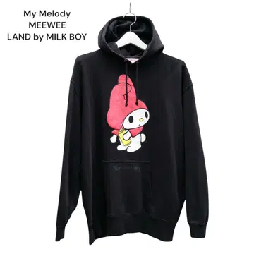 My Melody MEEWEE MILK BOY 콜라보 후드 맨투맨