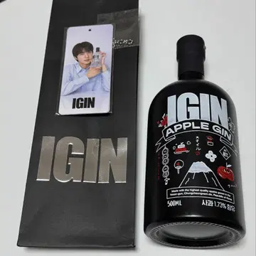 일본 한정판 IGIN 재팬 에디션 보틀넥 택 포함 포토 카드