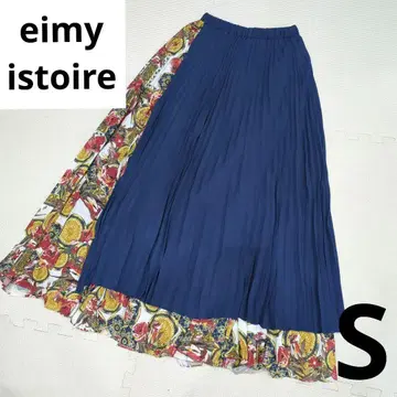eimy istoire 플리츠 스커트 S 네이비