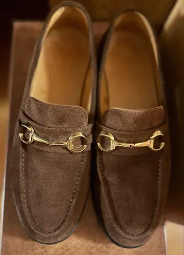 모아레스 MORLES 로퍼 드레스 슈즈 가죽 신발 비트 로퍼 브라운