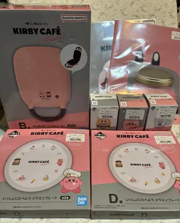 별의 커비 제일복권 와플 메이커 클리어 파일 피규어 플레이트