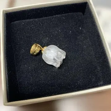 LALIQUE 라릭 뮤게 스즈란 목걸이 크리스탈 유리
