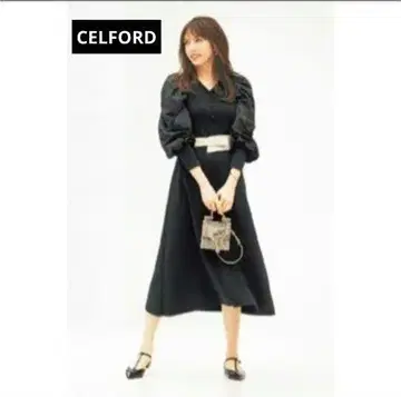 CELFORD 셀STORY 콜라보 원피스 블랙 36