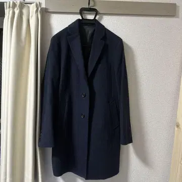 네이비 체스터 코트