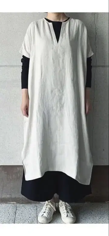 evameva 린넨 판초