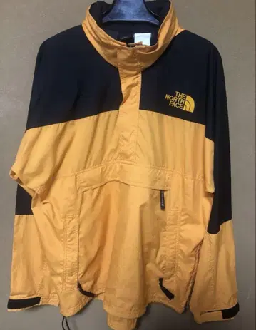 90S THE NORTH FACE 아노락 자켓 블랙 노랑