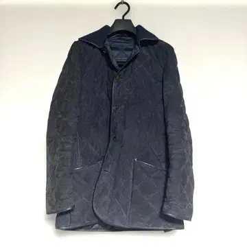 liverano 코트 (퀼팅, 고트 스웨이드, 네이비, M 사이즈)