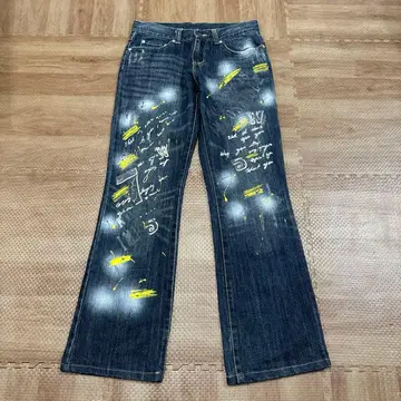 archive semanticdesign flare denim pants