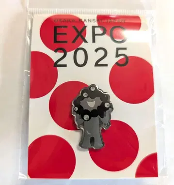 EXPO2025 간사이 만박 오사카 만박 미야쿠미야쿠 핑 배지 블랙