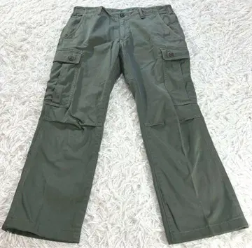 컨디션 최상 SAGE DE CRET 카고 팬츠 밀리터리 일본제 L 카키