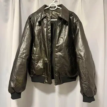 ZARA 블랙 레더풍 자켓 S