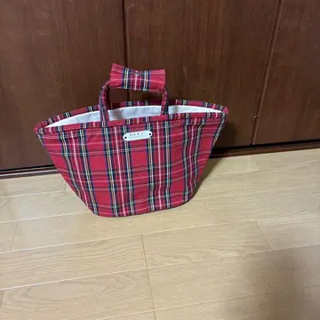 R&D.M.Co- 체크 무늬 토트백 새상품급