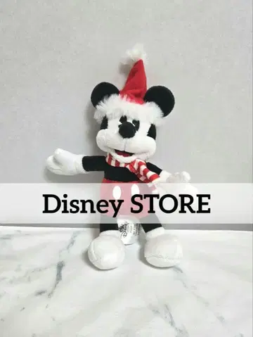 디즈니 스토어 산타 미키 봉제 인형