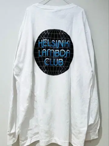 HELSINKI LAMBDA CLUB 롱 슬리브 티셔츠