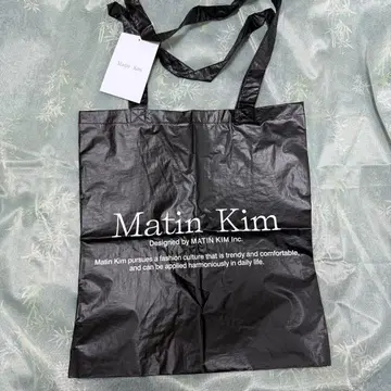 Matin Kim 블랙 토트백