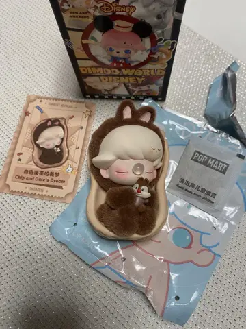 POPMART DIMOO WORLD DISNEY 칩&데일