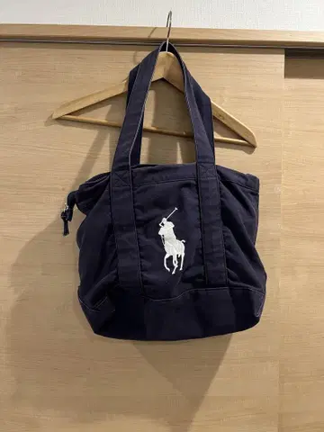 폴로 랄프 로렌 토트백 네이비