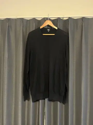 미사용급 유니클로 니트 블랙 캐시미어 XL