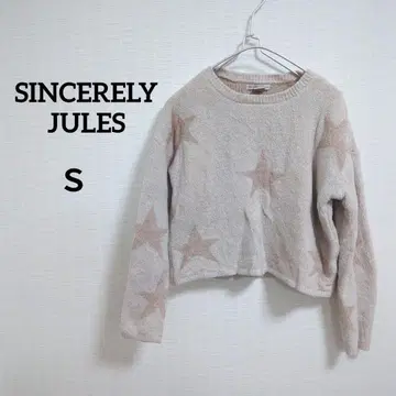해외 구제 의류 SINCERELY JULES 별 패턴 니트 S 사이즈