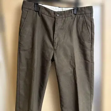 time is on 홉색 트라우저 브라운 사이즈 1