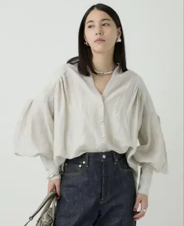 [ Chaos ] 블랑쉐 블라우스/내추럴
