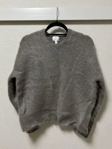 H&M 모헤어 울 블렌드 긴팔 스웨터 그레이지