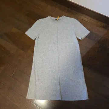 ZARA 그레이 반팔 니트 원피스